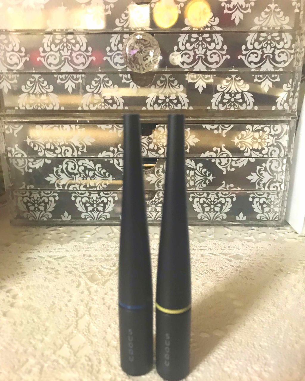 カラー インク リクイド アイライナー 04 ネイビーブルー/SUQQU/リキッドアイライナーを使ったクチコミ（1枚目）