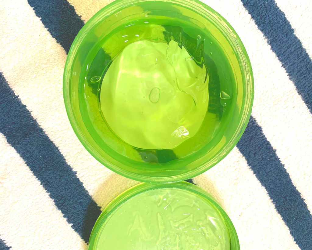 マイルド＆モイスチャーアロエジェル/ネイチャーリパブリック/ボディローションを使ったクチコミ（2枚目）