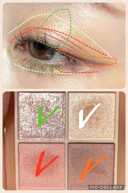 ベージュトーンアイシャドウ/CEZANNE/アイシャドウパレットを使ったクチコミ(3枚目)