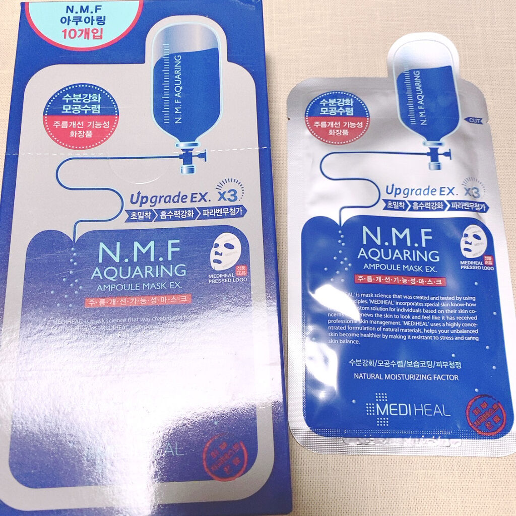 N.M.FアクアアンプルマスクJEX/MEDIHEAL/シートマスク・パックを使ったクチコミ（1枚目）