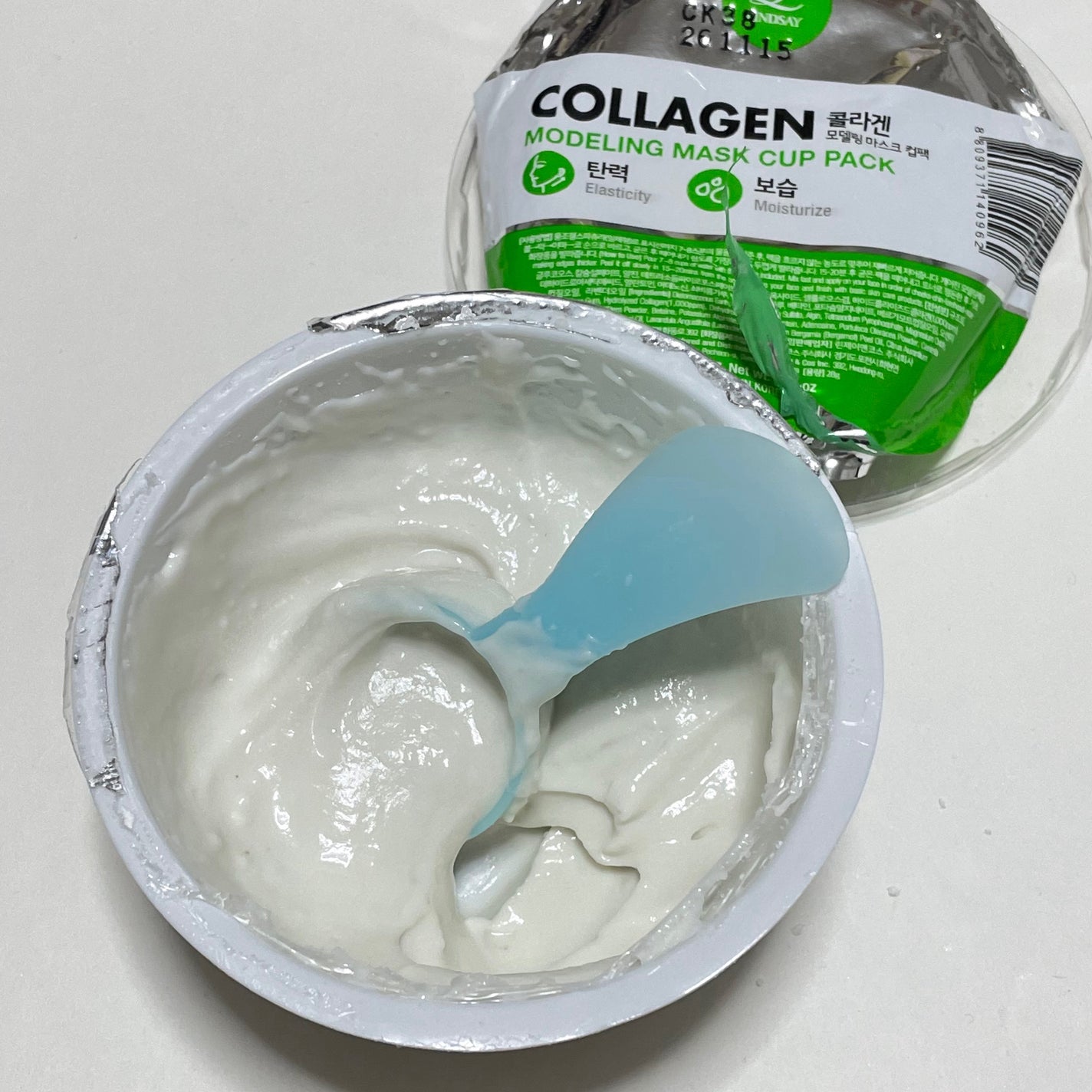 モデリングカップパック コラーゲン/LINDSAY/洗い流すパック・マスクを使ったクチコミ(3枚目)