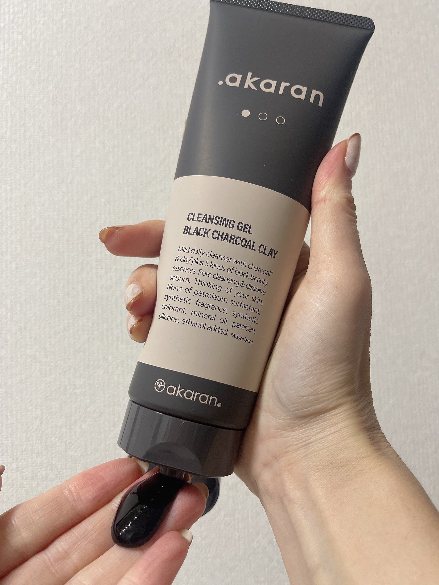 ブラックジェルクレンジング/.akaran/クレンジングジェルを使ったクチコミ(1枚目)