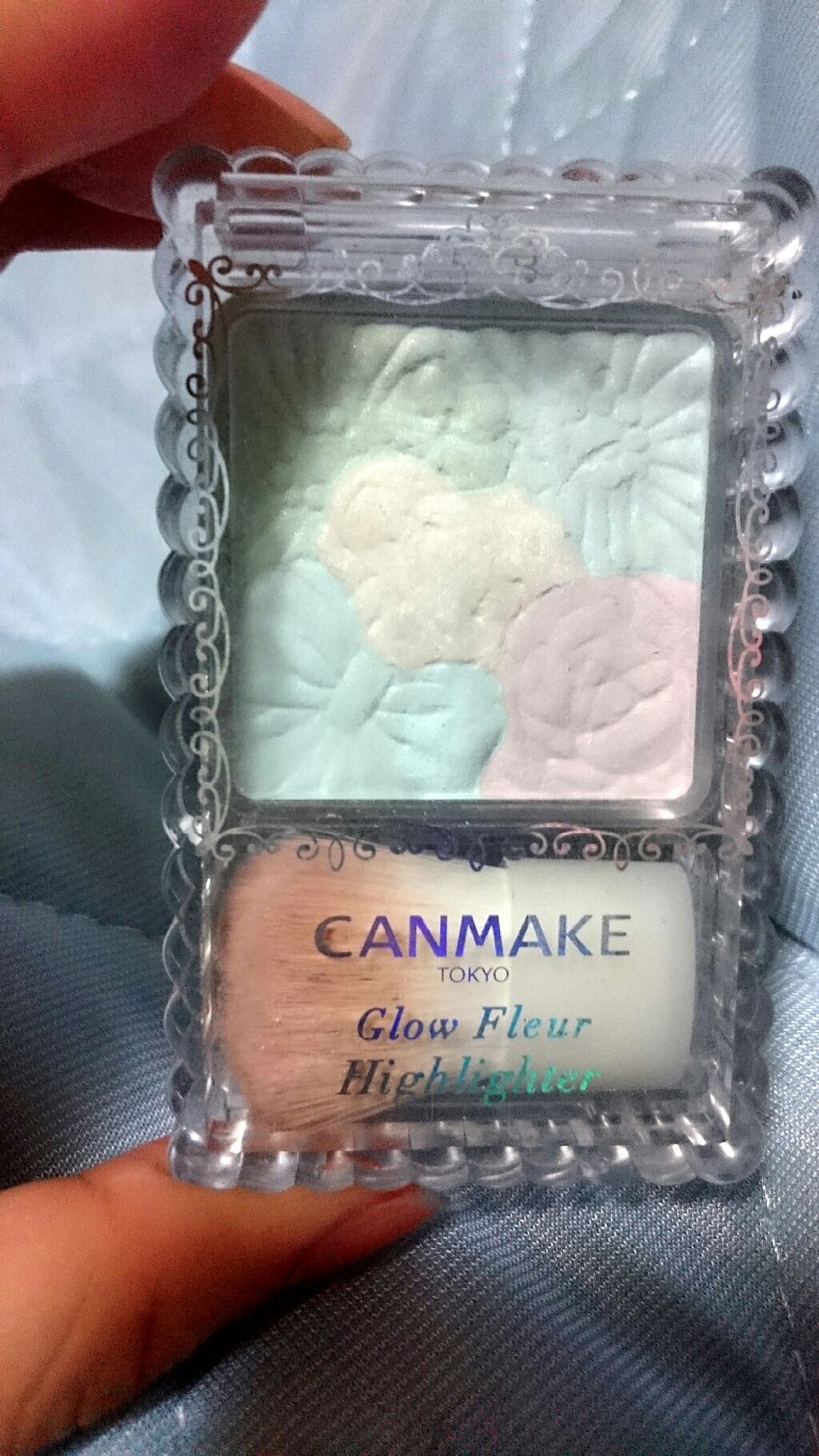 グロウフルールハイライター/キャンメイク/パウダーハイライトを使ったクチコミ（1枚目）