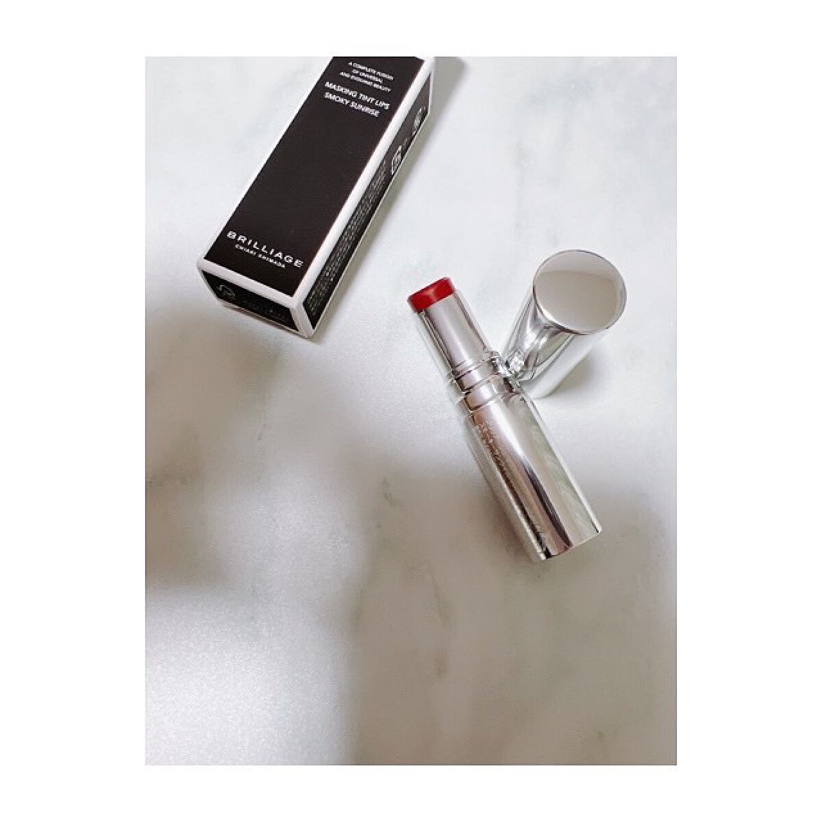 マスキング ティント リップス/ブリリアージュ/リップティントを使ったクチコミ（1枚目）