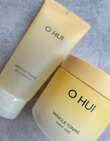 OHUI ミラクルトーニング ゼリークレンザーのクチコミ「#pr 
@moreme_official 提供

O HUI 
MIRACLE TONING.....」（1枚目）