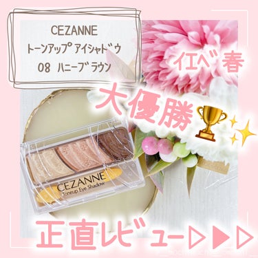 トーンアップアイシャドウ/CEZANNE/アイシャドウパレットを使ったクチコミ（1枚目）