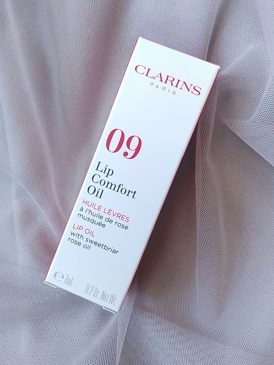 リップコンフォートオイル 09 チョコレート/CLARINS/リップグロスを使ったクチコミ（3枚目）
