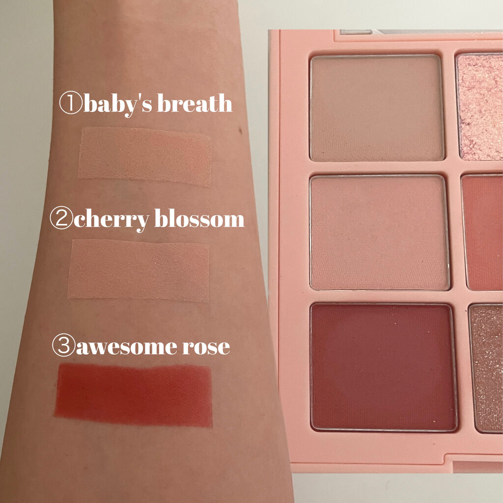 ワンピックアイシャドウパレット/APLIN/アイシャドウパレットを使ったクチコミ（2枚目）