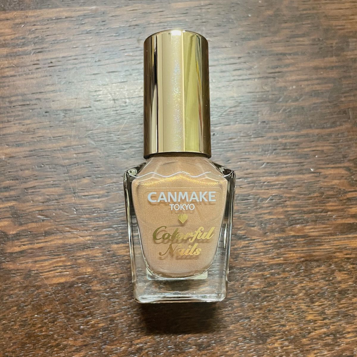 カラフルネイルズ N78 ラスティゴールド/キャンメイク/マニキュアを使ったクチコミ（1枚目）
