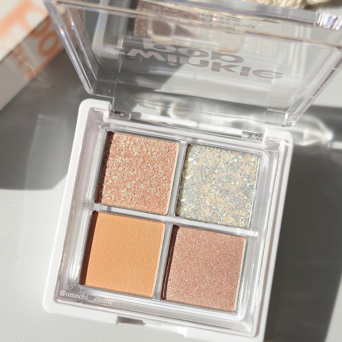 グリッターレイヤリングアイシャドウパレット/TWINKLE POP/アイシャドウパレットを使ったクチコミ(4枚目)