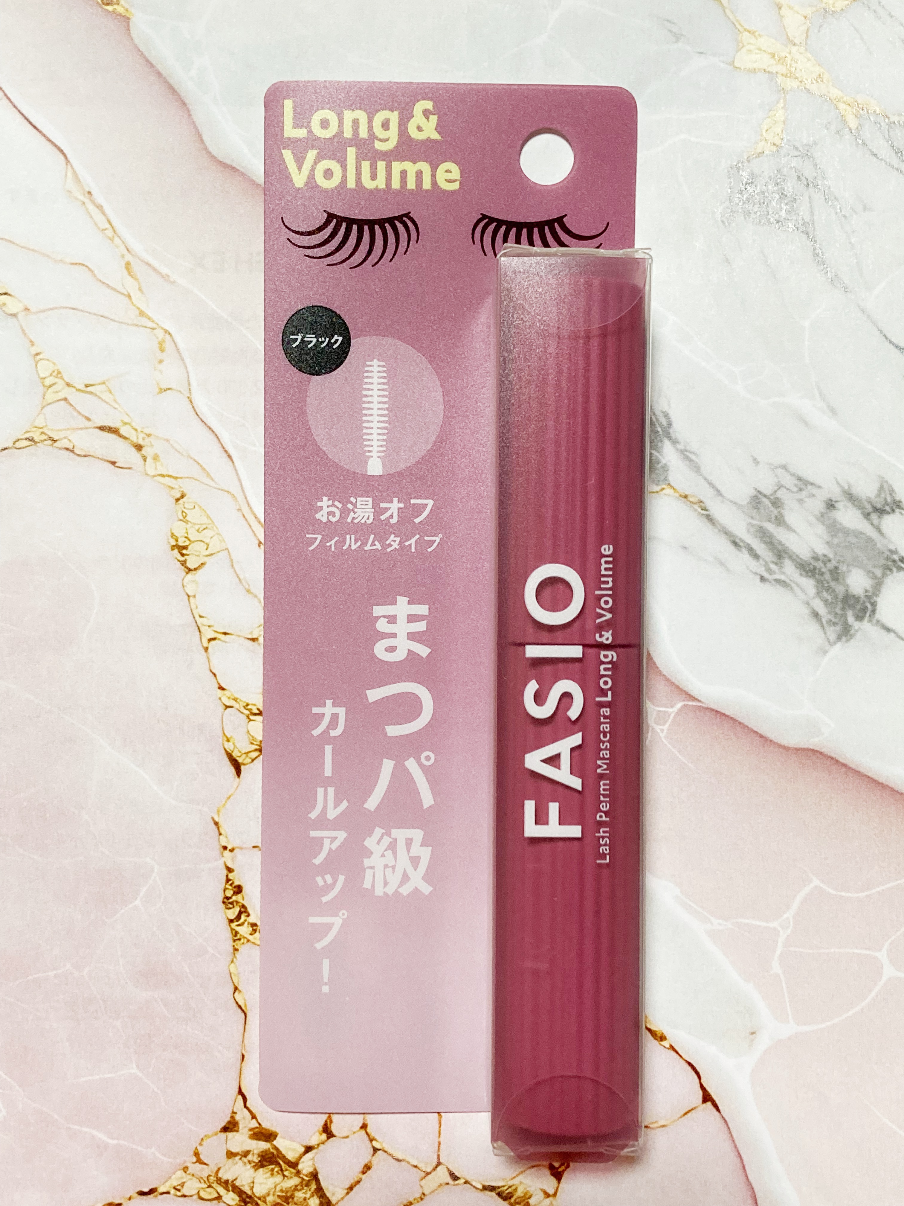 まつパ級 フィルム マスカラ (ロング&ボリューム)/FASIO/マスカラを使ったクチコミ（1枚目）