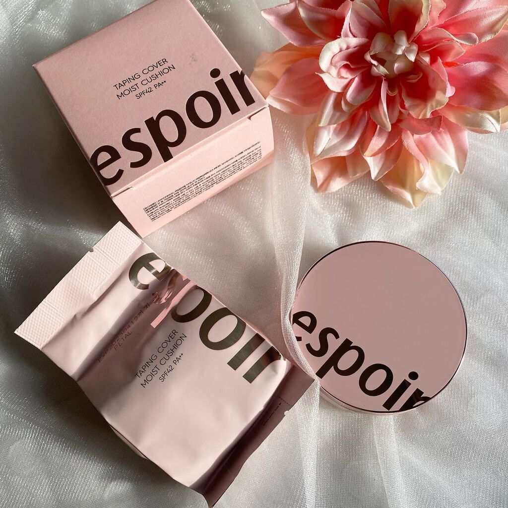 テーピングカバーモイストクッション/espoir/クッションファンデーションを使ったクチコミ(8枚目)