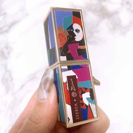 ピカソベルベットマットリップスティック/ZEESEA/口紅を使ったクチコミ(2枚目)