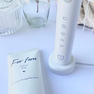 For fam ソニック トゥースブラシのクチコミ「For fam (フォーファム)
電動歯ブラシ使ってみたよ🦷✨

【ソニックトゥースブラシ】
.....」（2枚目）