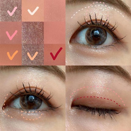 シャドウパレット/dasique/アイシャドウパレットを使ったクチコミ(3枚目)