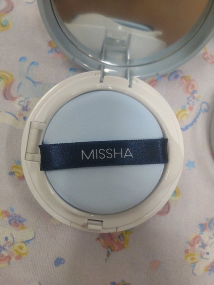 M クッションベース(ブルー)/MISSHA/化粧下地を使ったクチコミ(2枚目)