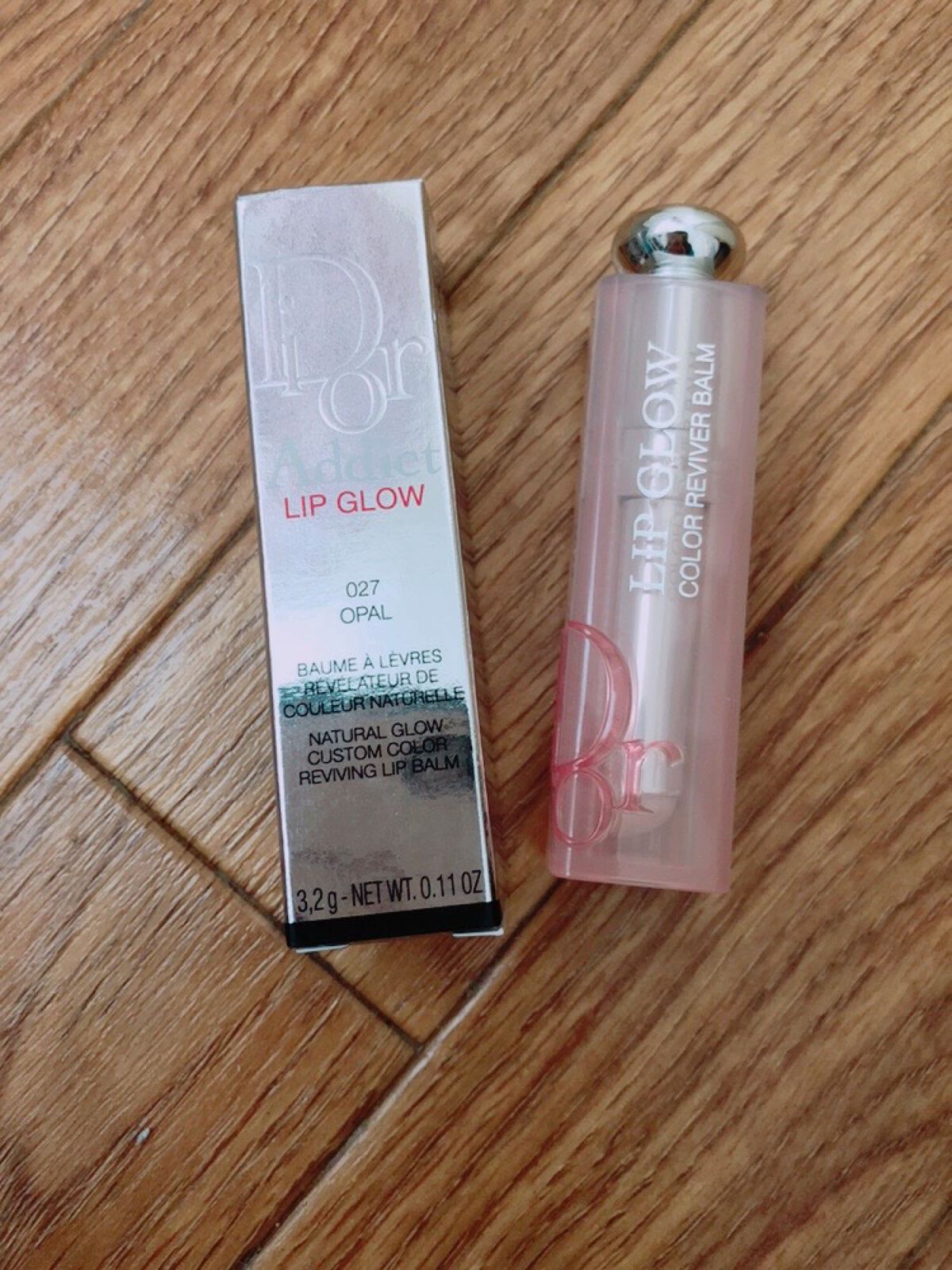 ディオール アディクト リップ グロウ 027 オパール (スプリング コレクション2022数量限定色)（生産終了）/Dior/リップバームを使ったクチコミ（1枚目）