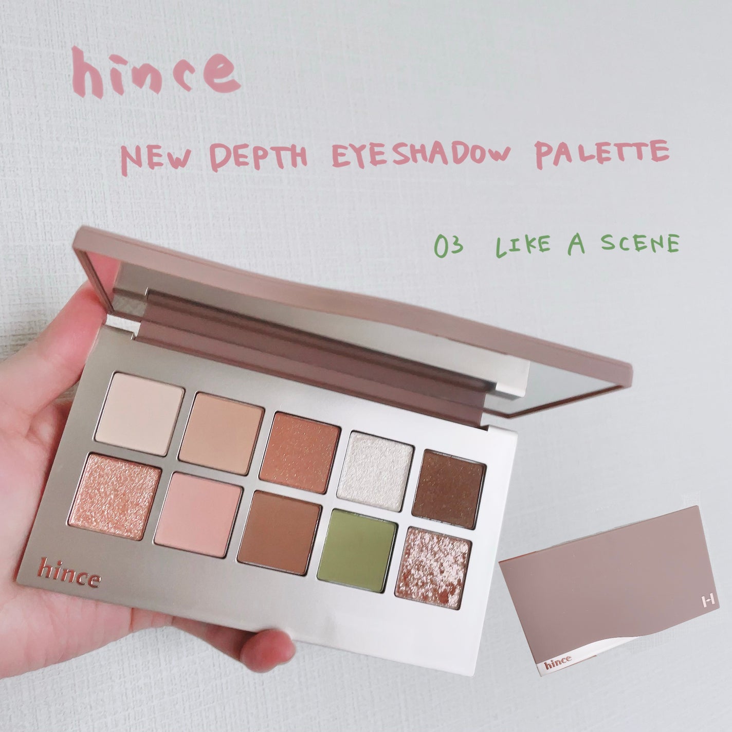 ニューデップスアイシャドウパレット/hince/アイシャドウパレットを使ったクチコミ(1枚目)