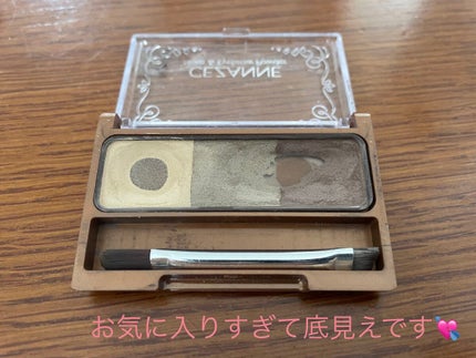 ノーズ&アイブロウパウダー/CEZANNE/パウダーアイブロウを使ったクチコミ(2枚目)