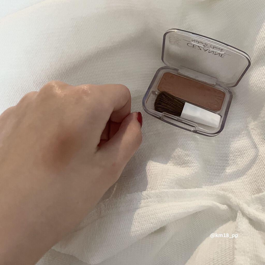 ナチュラル チークN/CEZANNE/パウダーチークを使ったクチコミ（1枚目）