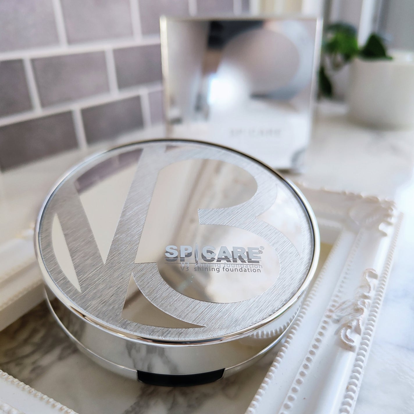 V3シャイニングファンデーション/SPICARE/クッションファンデーションを使ったクチコミ(1枚目)