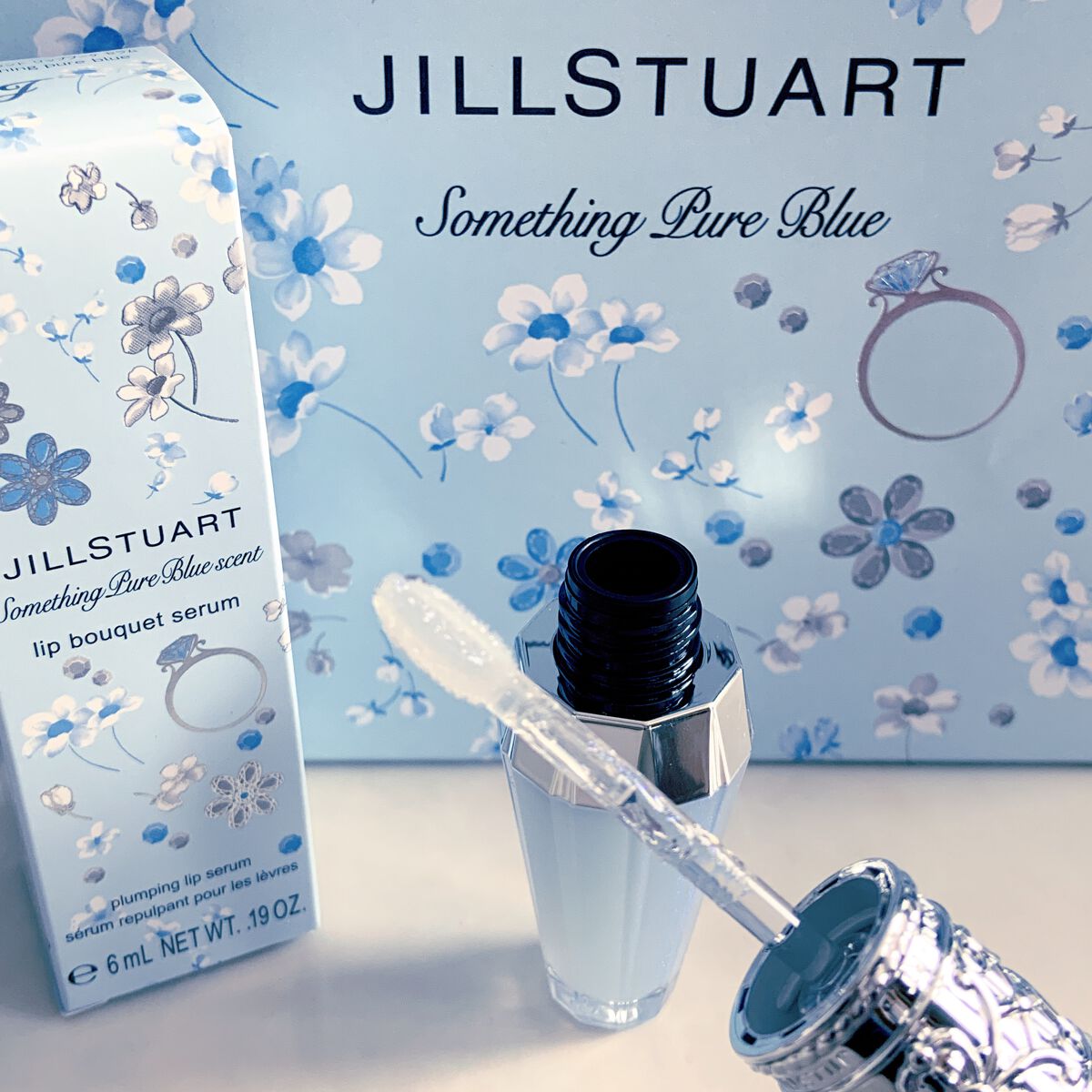 クリスタルブルーム サムシングピュアブルー セント パフュームド ヘアミスト/JILL STUART/ヘアミストを使ったクチコミ(5枚目)
