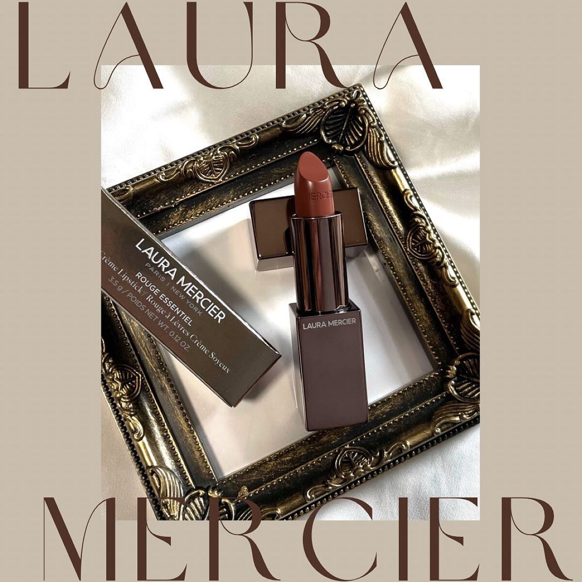 ルージュ エッセンシャル シルキー クリーム リップスティック/ローラ メルシエ/口紅を使ったクチコミ（1枚目）