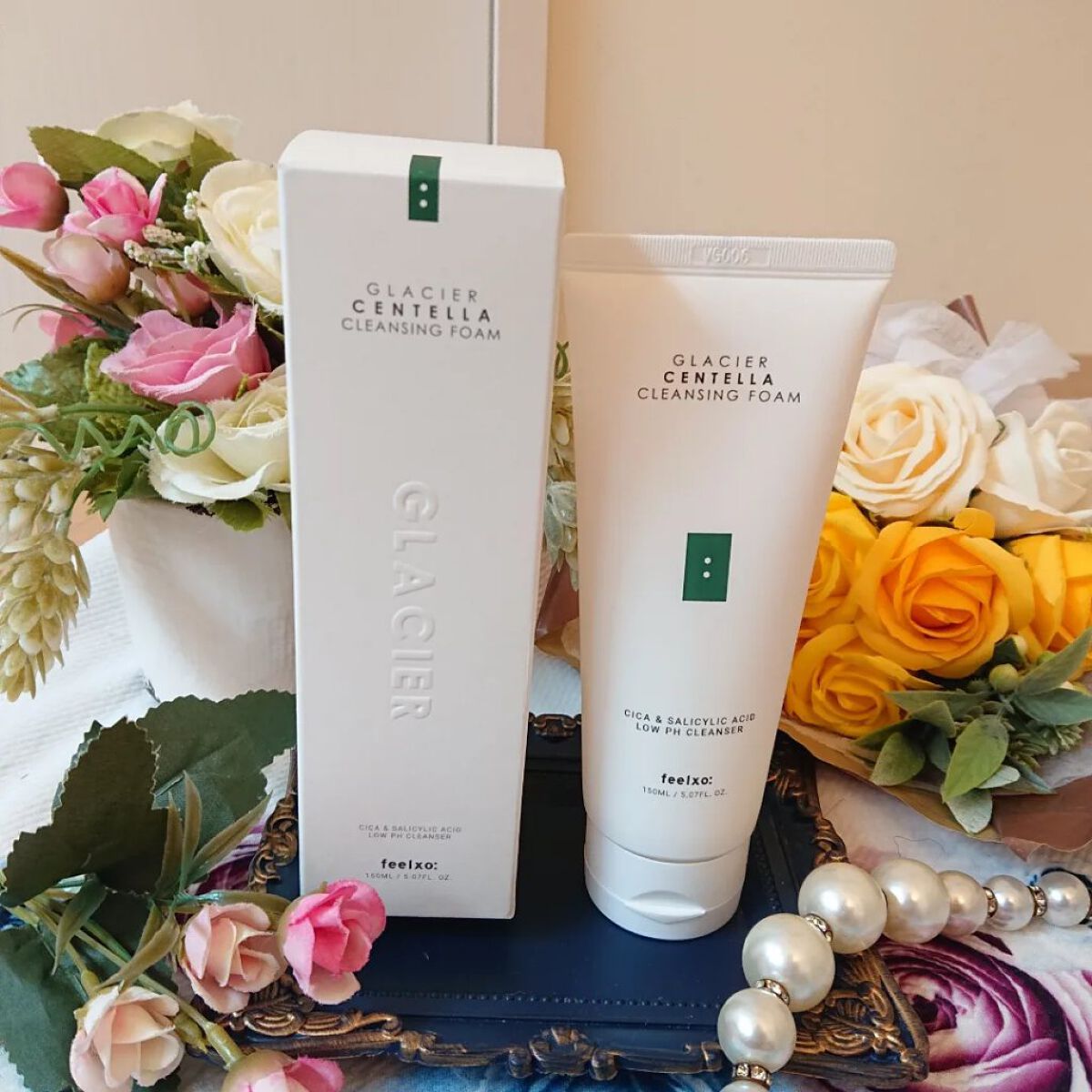 GLACIER CENTELLA CLEANSING FOAM/feelxo/クレンジングクリームを使ったクチコミ（2枚目）