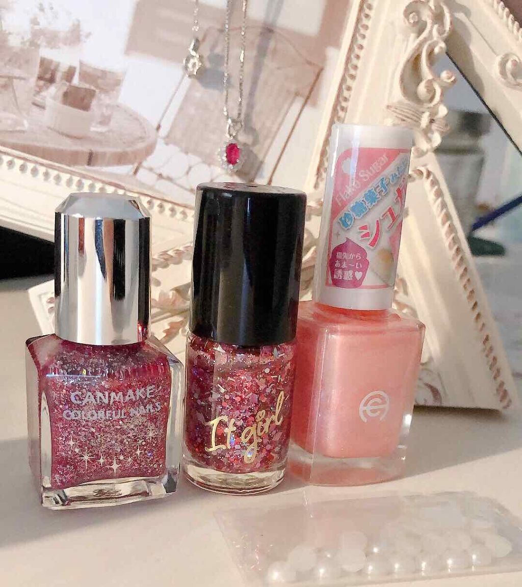 ITGグリッターネイル/DAISO/マニキュアを使ったクチコミ（3枚目）