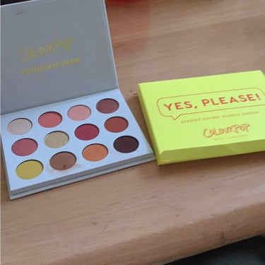 Yes,Please! Shadow Palette/ColourPop/パウダーアイシャドウを使ったクチコミ（1枚目）