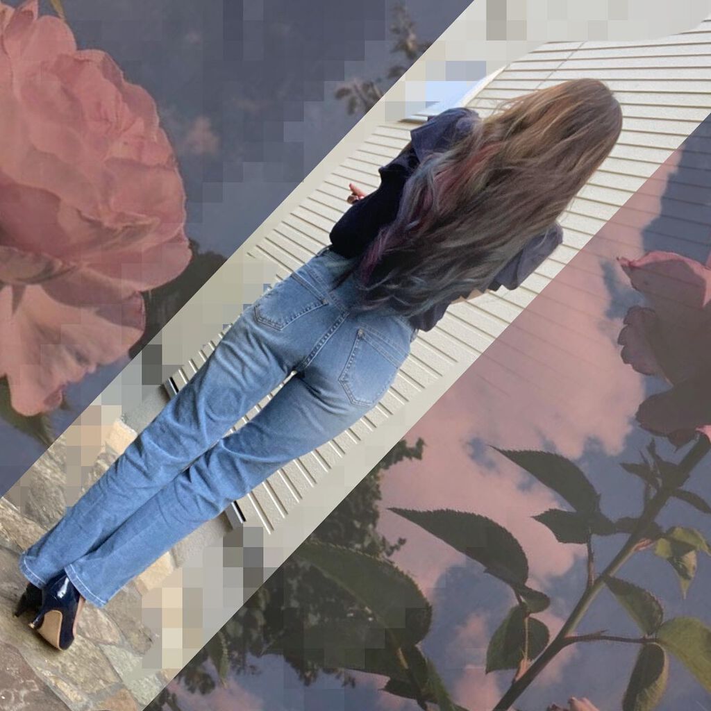 ぴぴ on LIPS 「❤️小さいサイズ❤️ブーツカットデニムパンツ(タテヨコスト..」(4枚目)