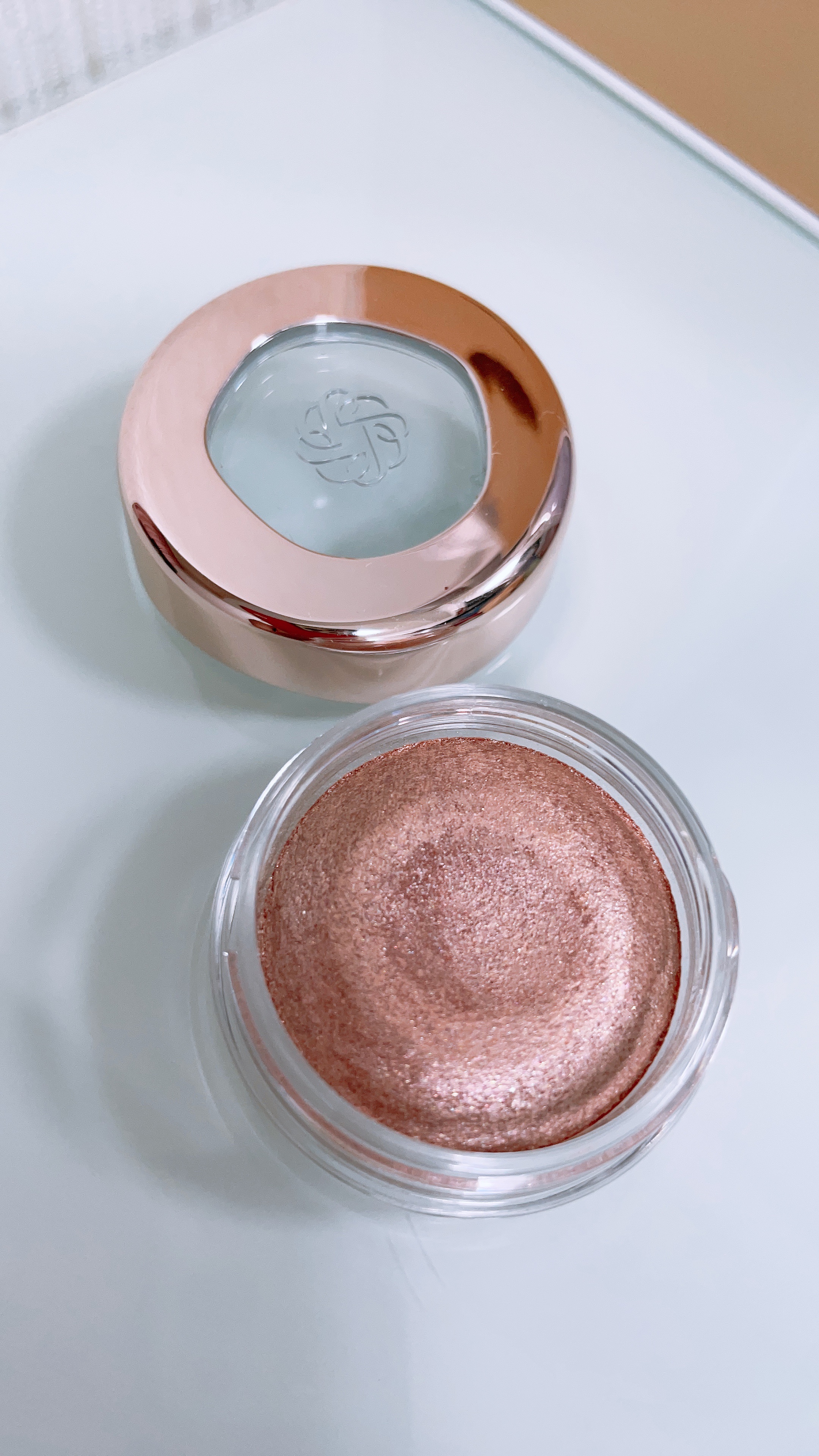 アイグロウジェム スキンシャドウ 10G vintage red/DECORTÉ/ジェル・クリームアイシャドウを使ったクチコミ（2枚目）