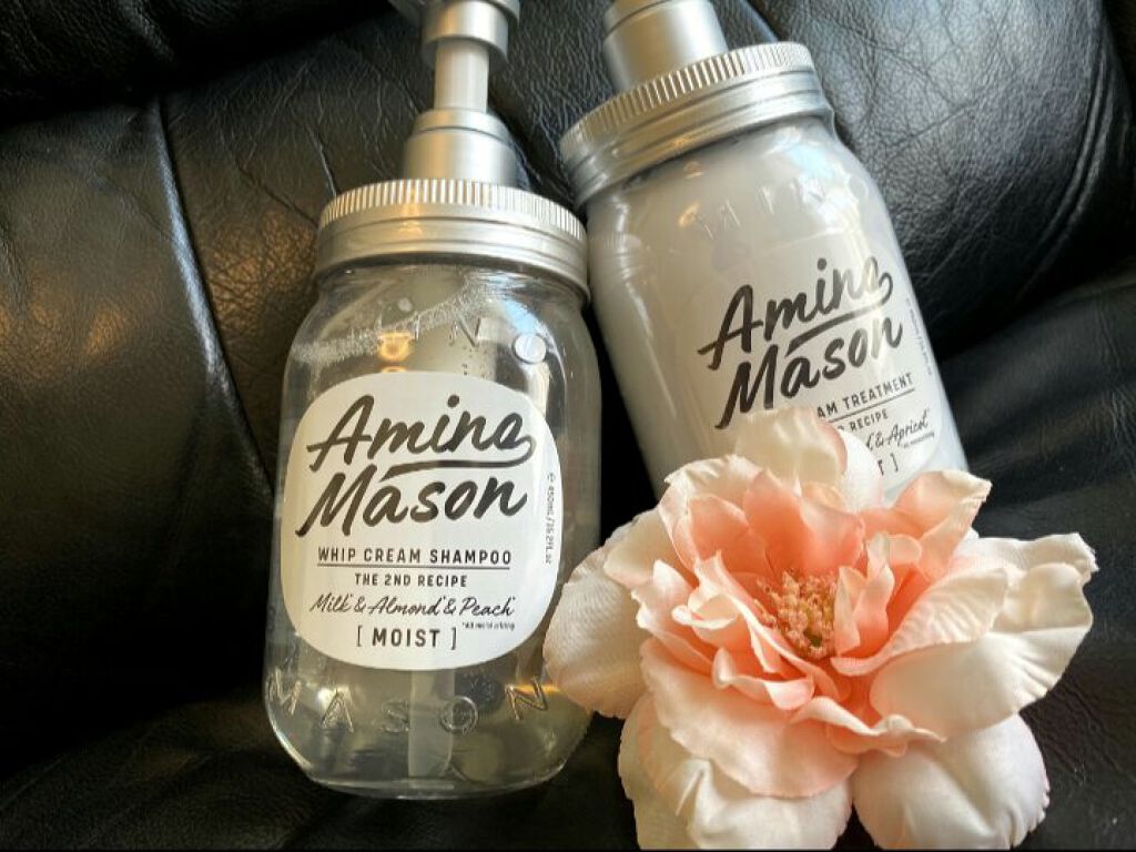 アミノメイソン ディープモイスト ホイップクリーム シャンプー/ミルククリーム ヘアトリートメント/アミノメイソン/市販シャンプーを使ったクチコミ（1枚目）
