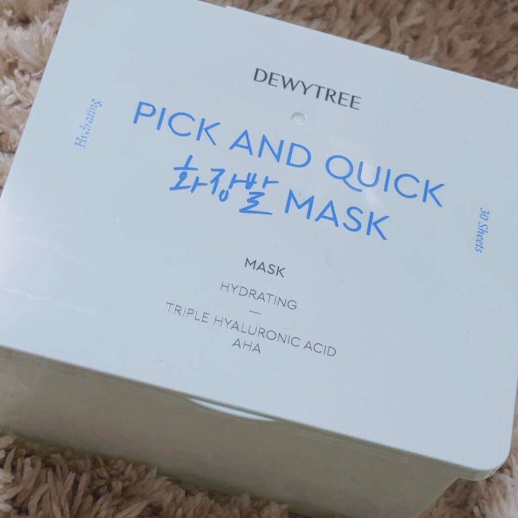 ピックアンドクイックマスク/DEWYTREE/シートマスク・パックを使ったクチコミ(1枚目)