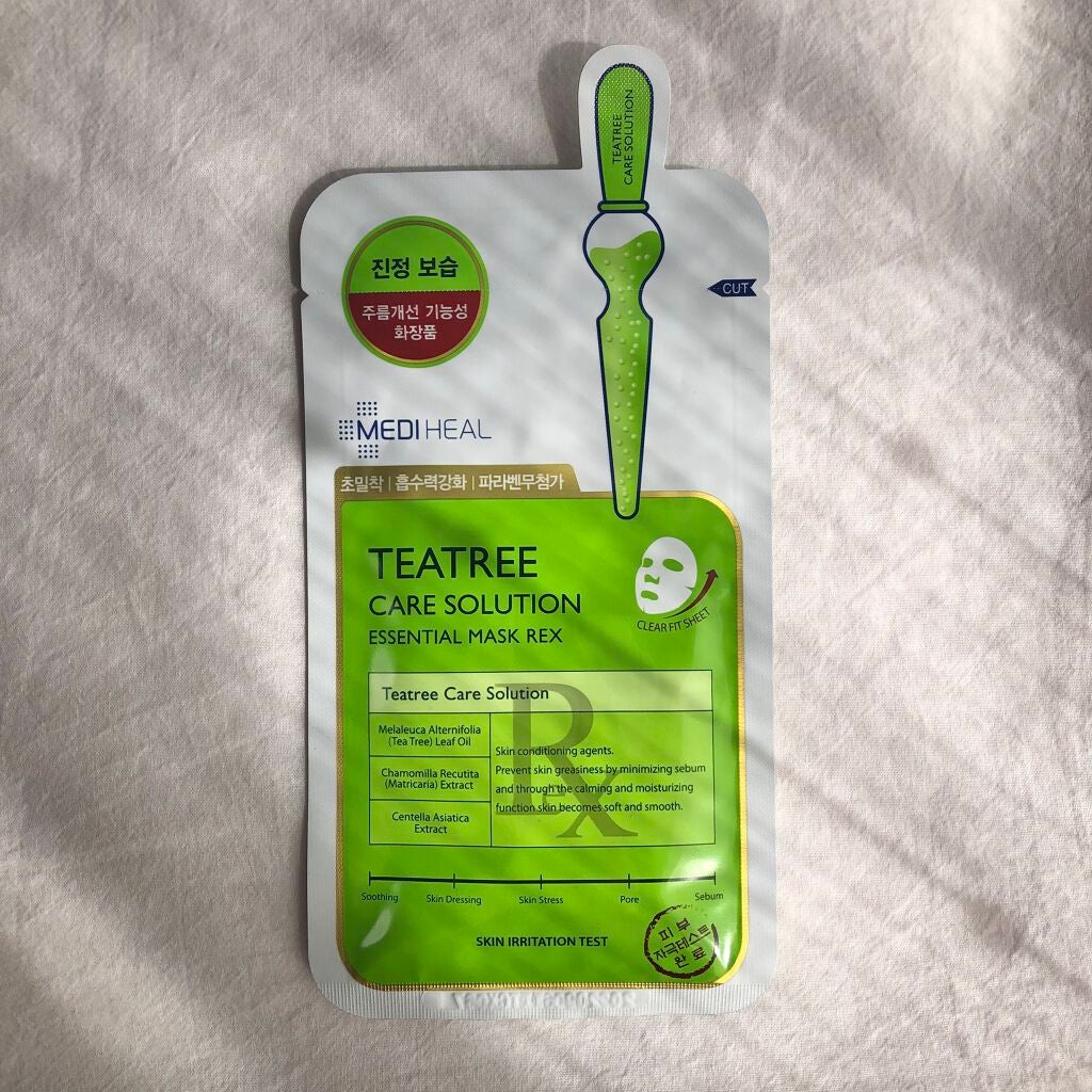 ティーツリーケア ソリューション エッセンシャルマスクEX/MEDIHEAL/シートマスク・パックを使ったクチコミ(1枚目)