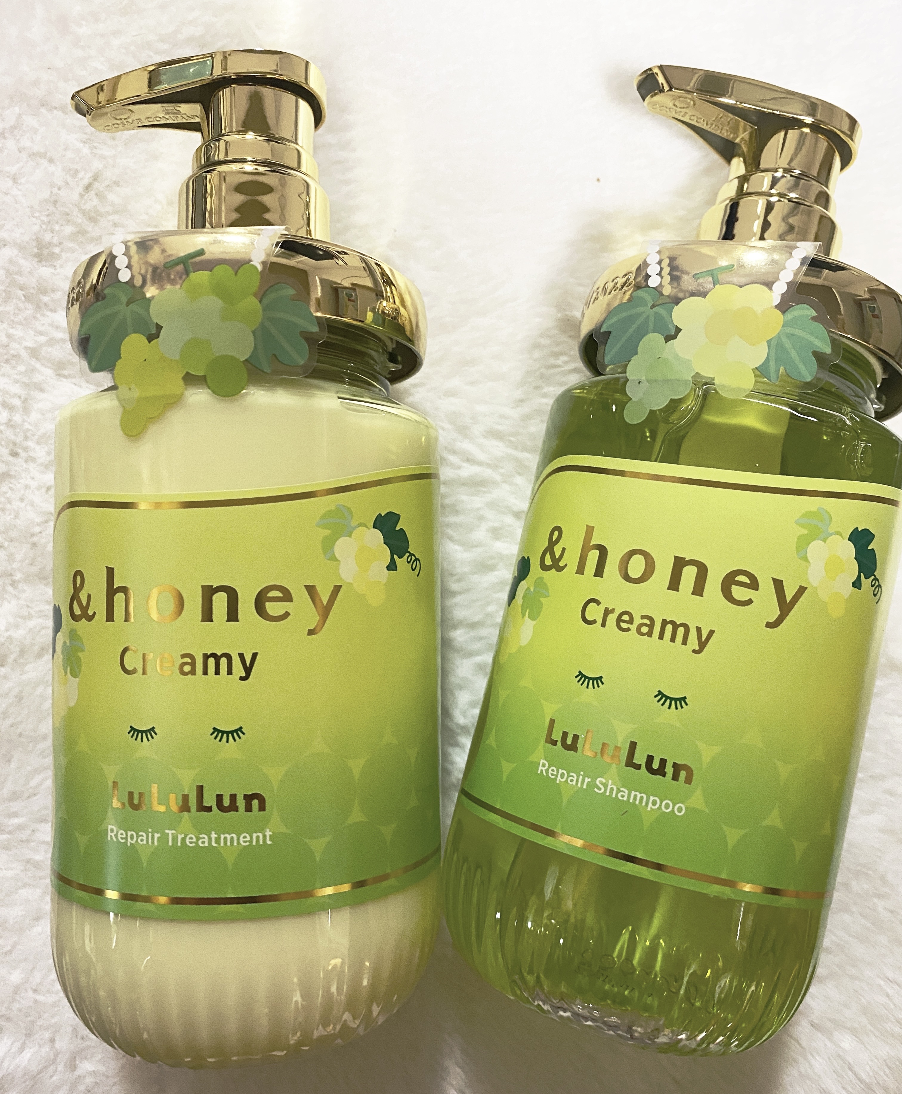 アンドハニー クリーミー ルルルン リペア ペアセット/&honey/シャンプー・コンディショナーを使ったクチコミ（1枚目）