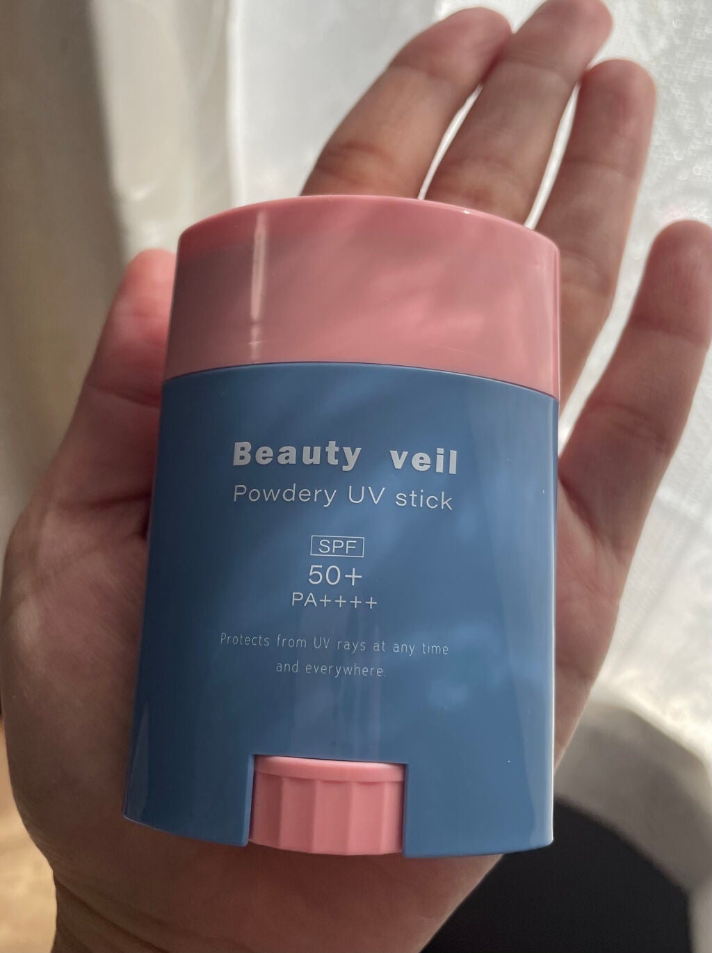 パウダリーUVスティック/Beauty veil/日焼け止めスティックを使ったクチコミ(3枚目)