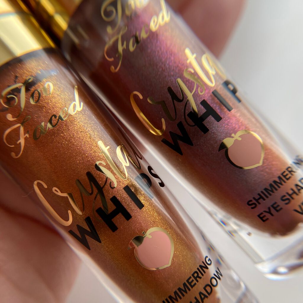 クリスタルホイップス ロングウェアリング シマ—リング アイシャドウ/Too Faced/リキッドアイシャドウを使ったクチコミ(6枚目)