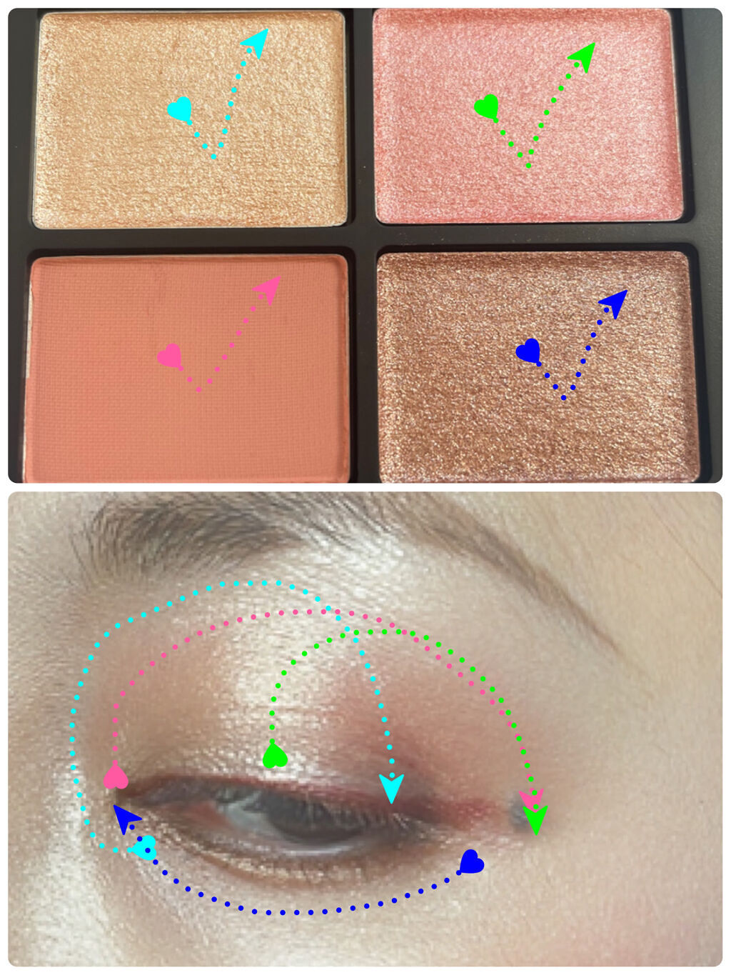 クワッドアイシャドー/NARS/アイシャドウパレットを使ったクチコミ（3枚目）