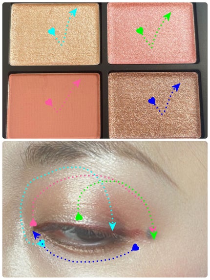 クワッドアイシャドー/NARS/アイシャドウパレットを使ったクチコミ(3枚目)