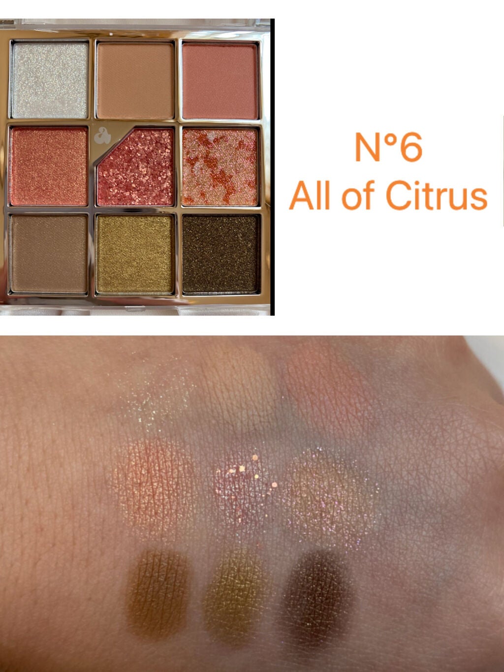 グリッターペディアアイパレット/unleashia/アイシャドウパレットを使ったクチコミ(5枚目)