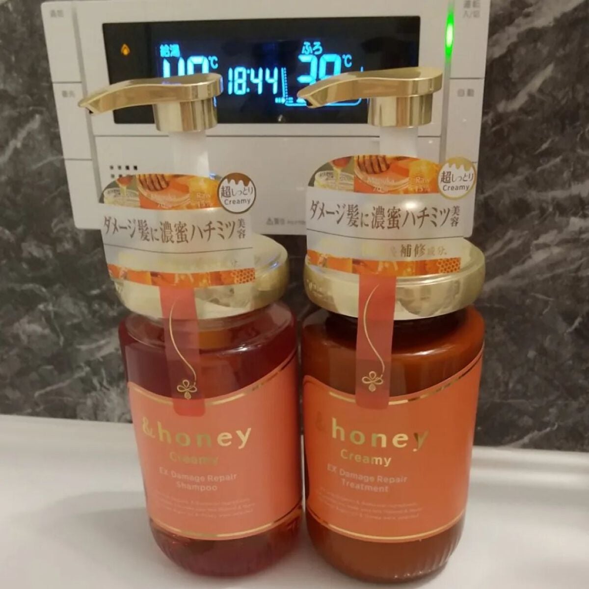 Creamy EXダメージリペアシャンプー1.0/ヘアトリートメント2.0/&honey/市販シャンプーを使ったクチコミ(1枚目)