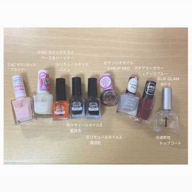 UR GLAM　COLOR NAIL SELECTION RD2＜グラスカラー＞/U R GLAM/マニキュアの画像