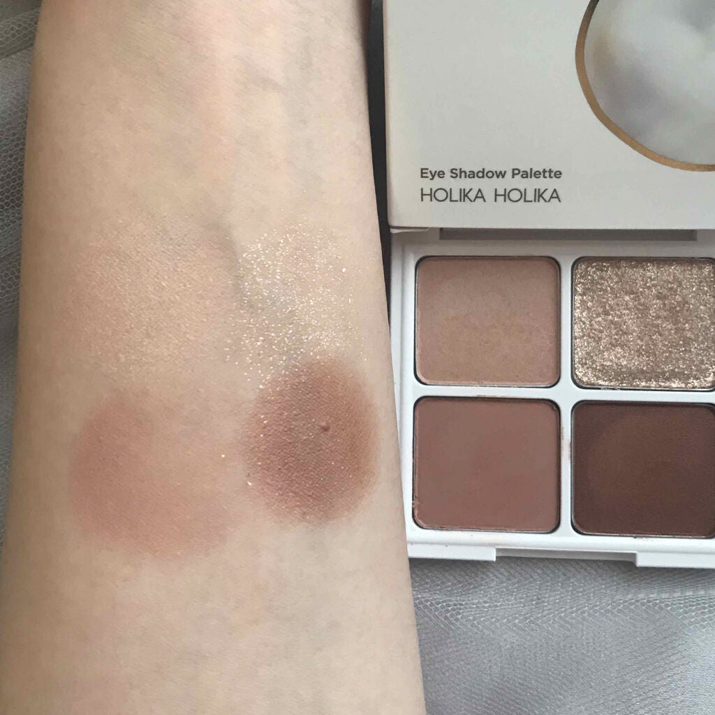 Pearly FLASH シャドウ パレット/HOLIKA HOLIKA/アイシャドウパレットを使ったクチコミ(2枚目)