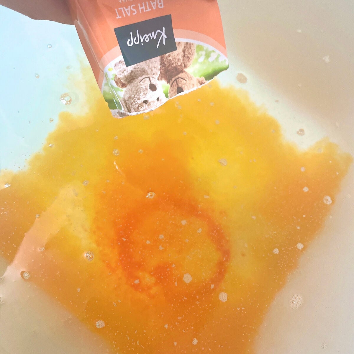 クナイプ バスソルト ユズ&ジンジャーの香り/クナイプ/無機塩系入浴剤を使ったクチコミ(5枚目)