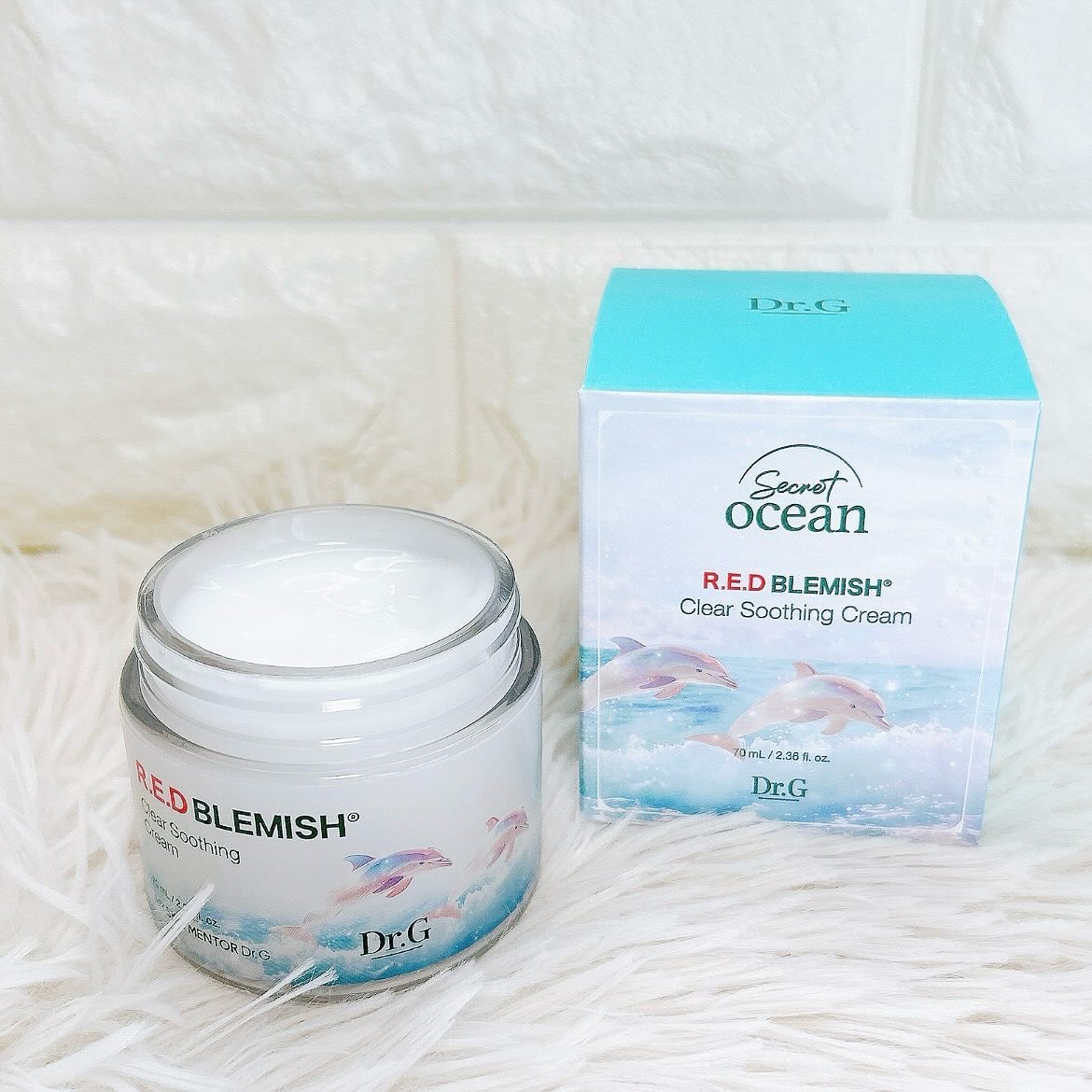 レッドブレミッシュ クリアスージングクリーム/Dr.G/フェイスクリームを使ったクチコミ（3枚目）