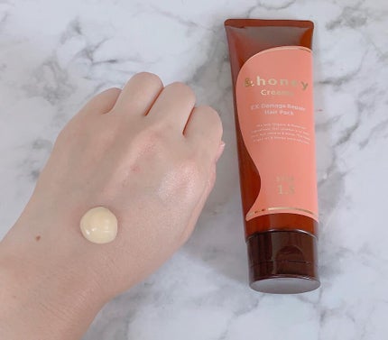 &honey Creamy EXダメージリペアヘアパック1.5/&honey/ヘアマスク・ヘアパックを使ったクチコミ(4枚目)