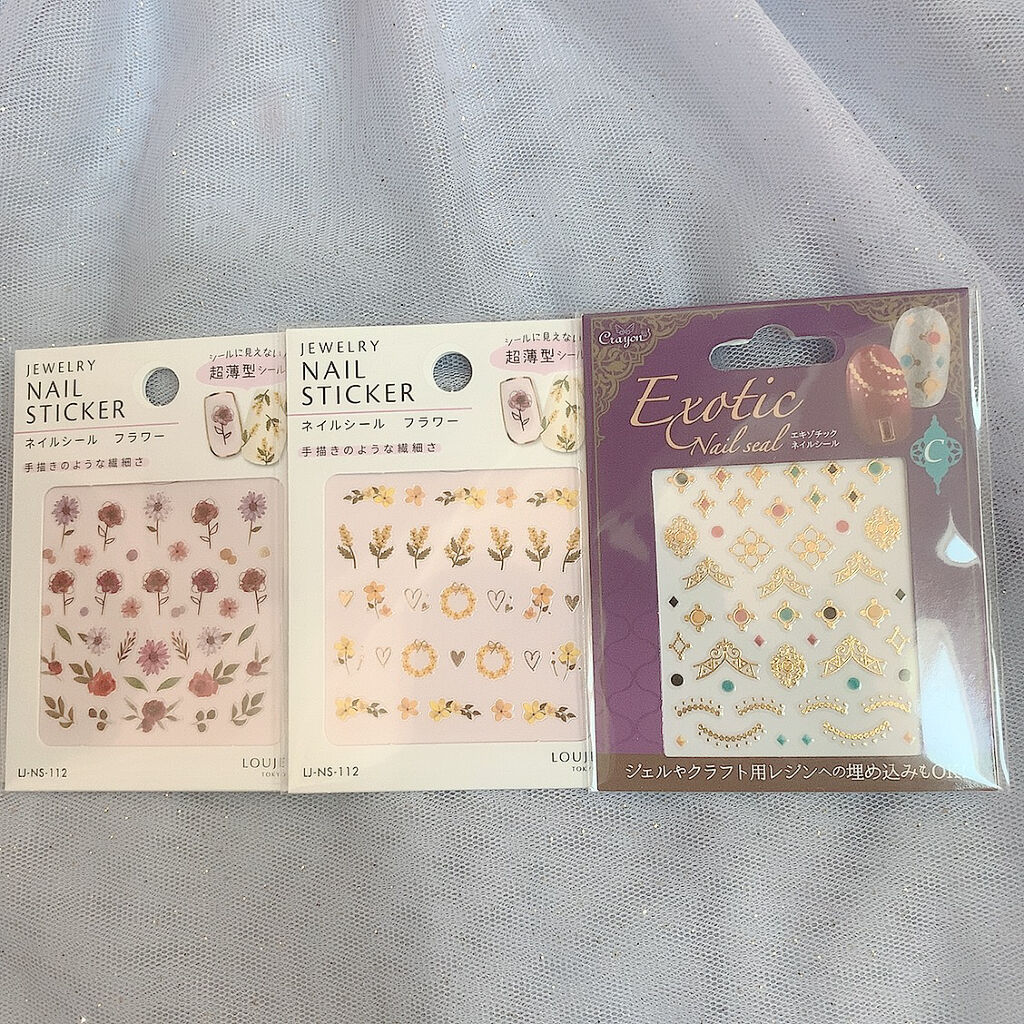 ネイルパーツ/セリア/ネイルチップ・パーツを使ったクチコミ（2枚目）