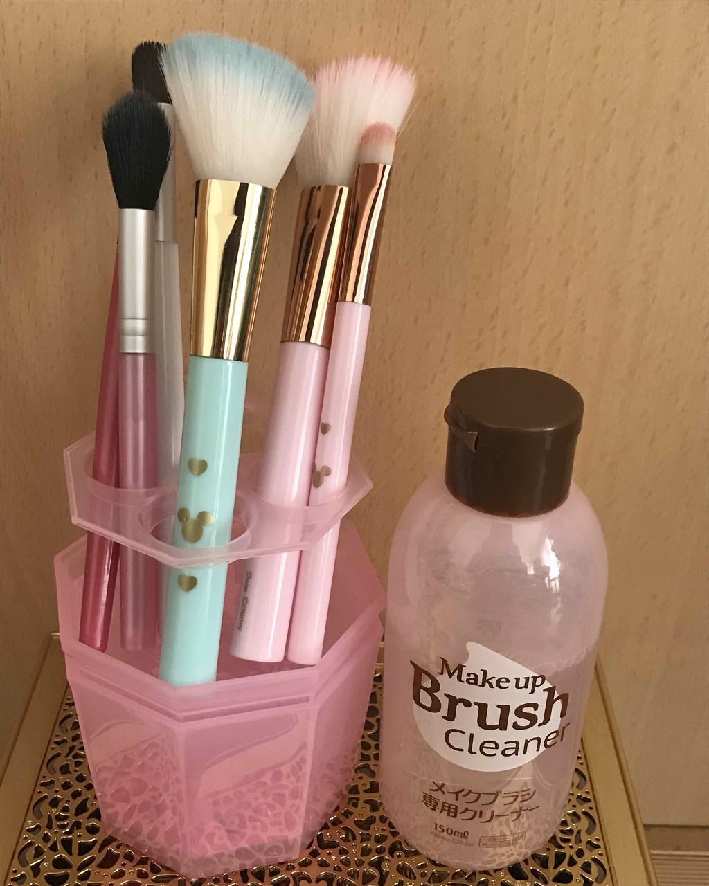 メイクブラシ専用クリーナー/DAISO/その他化粧小物を使ったクチコミ(2枚目)