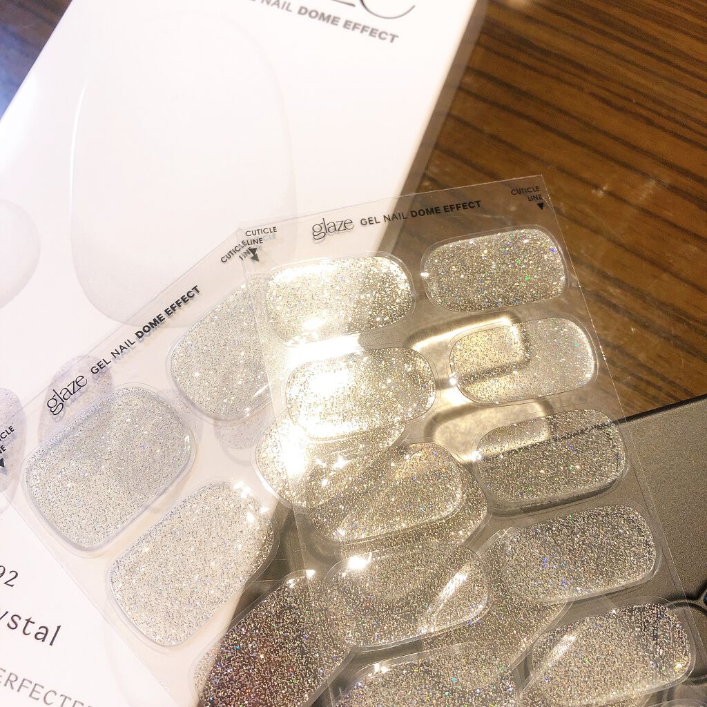 GLAZE グレーズ 半硬化タイプジェルネイルシール/DASHINGDIVA MAGICPRESS/ネイルシールを使ったクチコミ（3枚目）